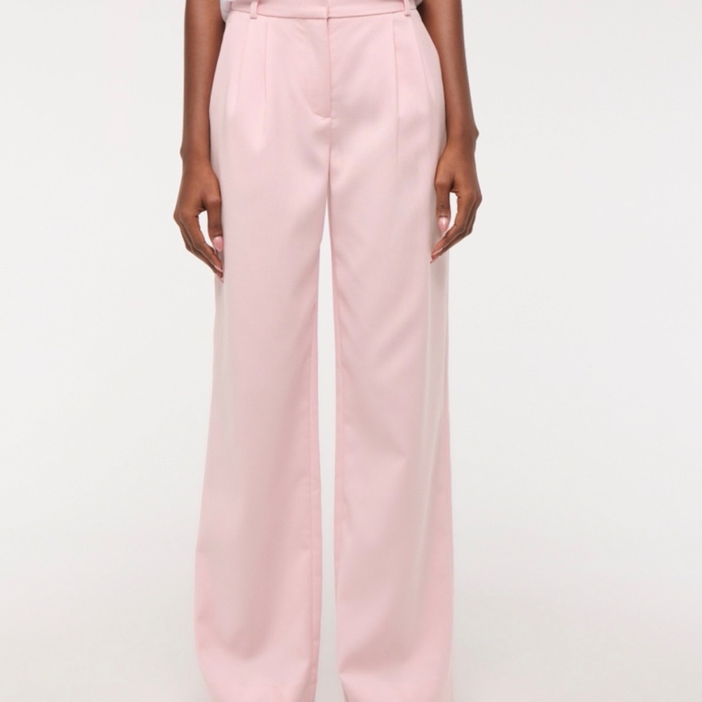 Abercrombie Sloane Tailored Trouser Light Pink
